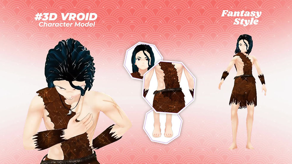 Thumbnail: 3D VTuber Model Georgy Losif Cool Anime Character for Virtual Creators