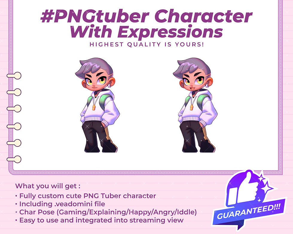 Thumbnail: Stand Out in the Streaming World with Engaging PNG Tuber Girl Characters