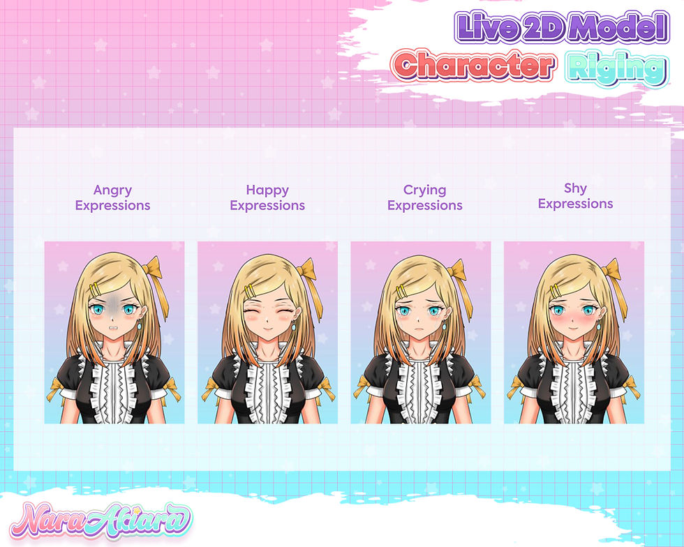 Thumbnail: Elevate Your Vtuber Experience with Live2D Anime Girl Loli Blonde Hair