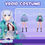 Thumbnail: Embrace 3D Vroid Clothes Blue Raincoat Ensembles for Your Model