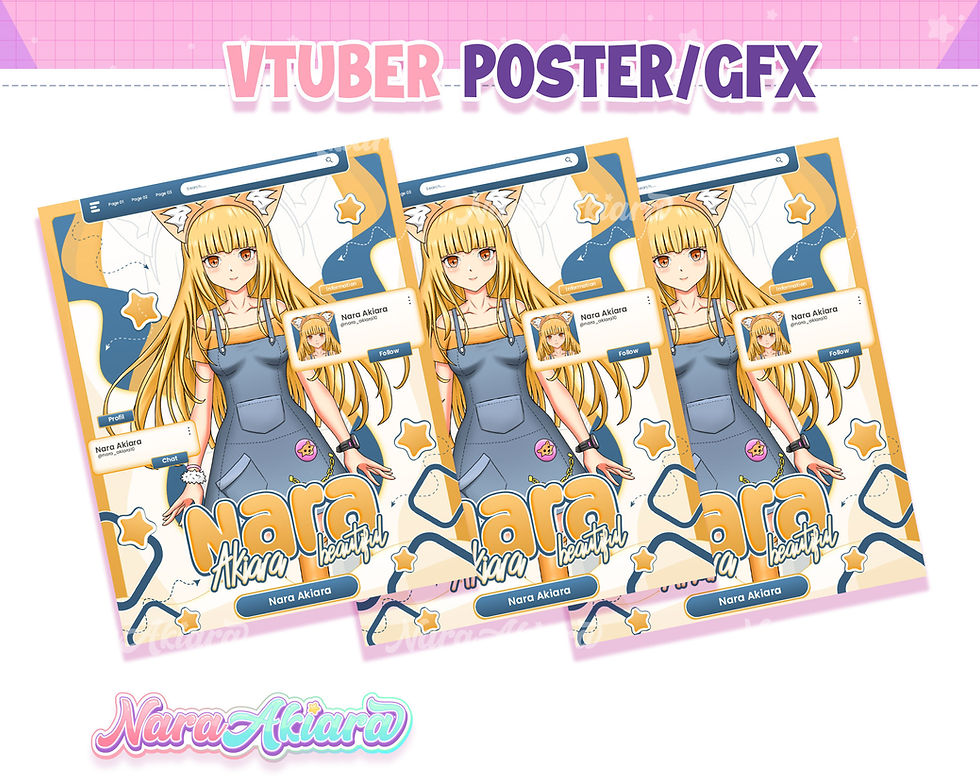 섬네일: Capture Attention and Increase Engagement with Vtuber Poster