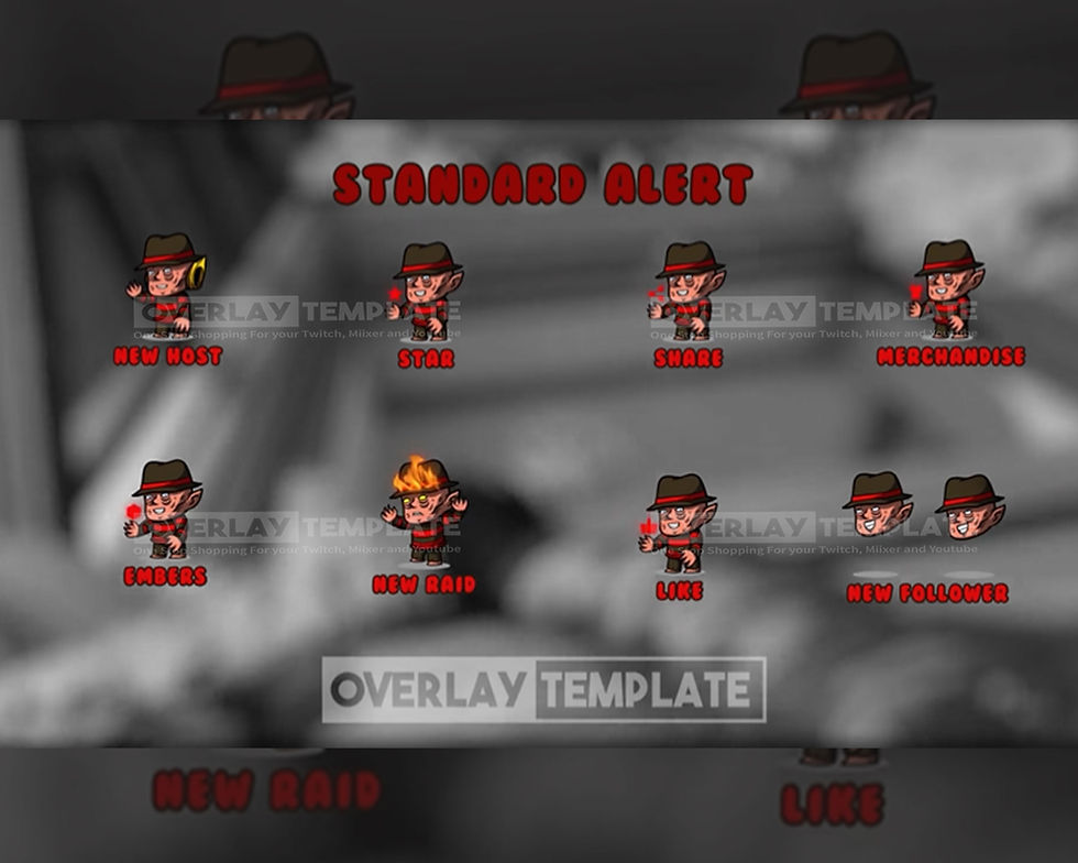 縮圖：Transform Your Streaming Setup with Professional Animated Alert Freddy
