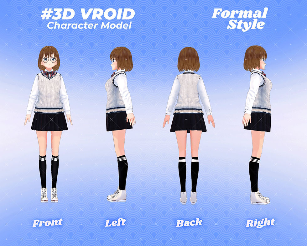 Thumbnail: Mizuki Kanaya 3D Vroid Model – Unique Anime Character Avatar for VTubers