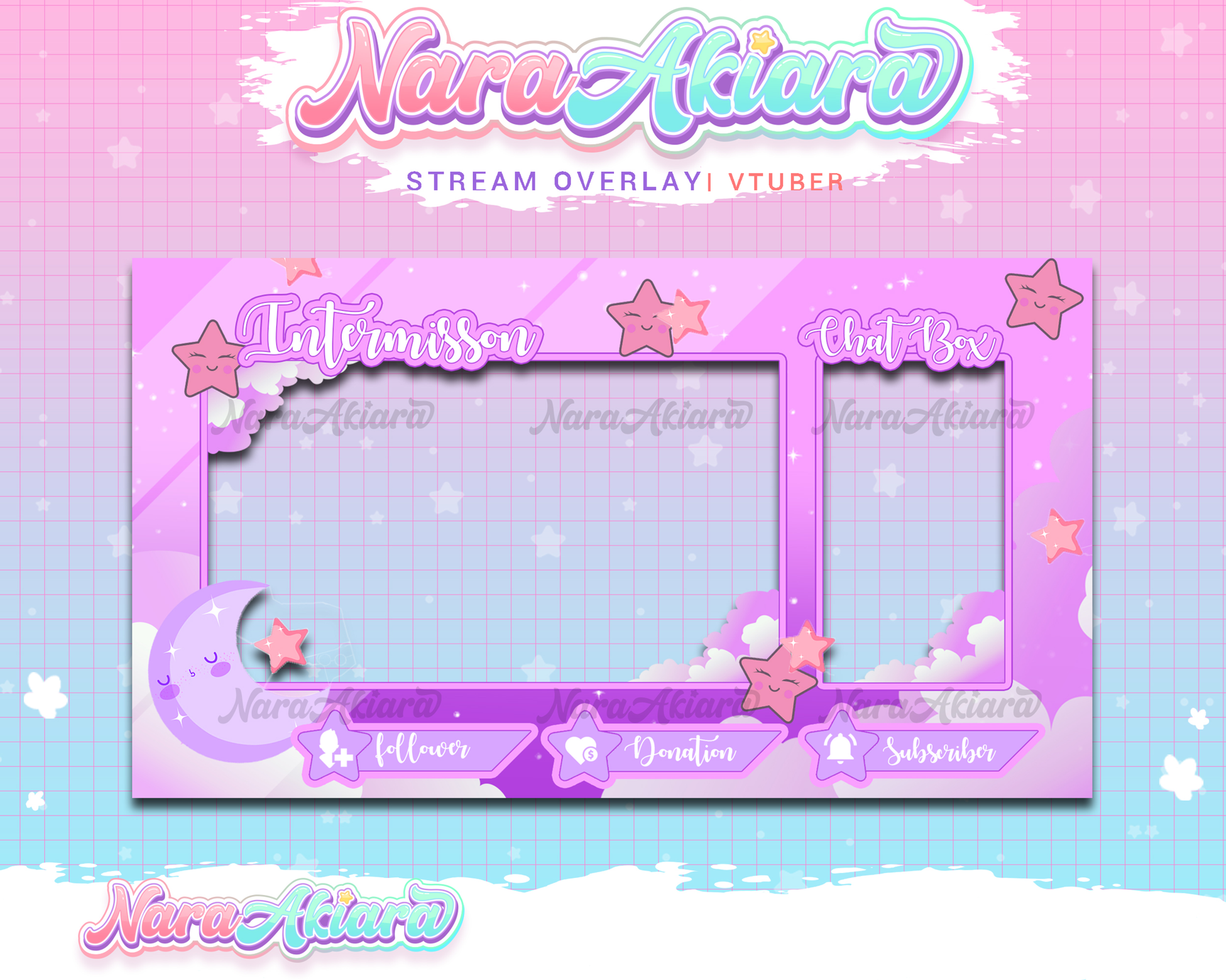 Dynamic Animated Overlay Screen to Elevate Your Stream
