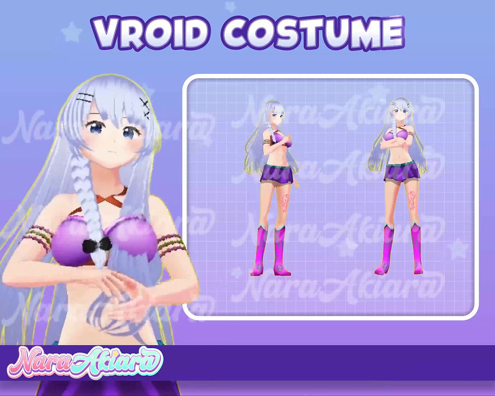 Thumbnail: Discover Alluring 3D Vroid Costumes for Your VTuber Persona