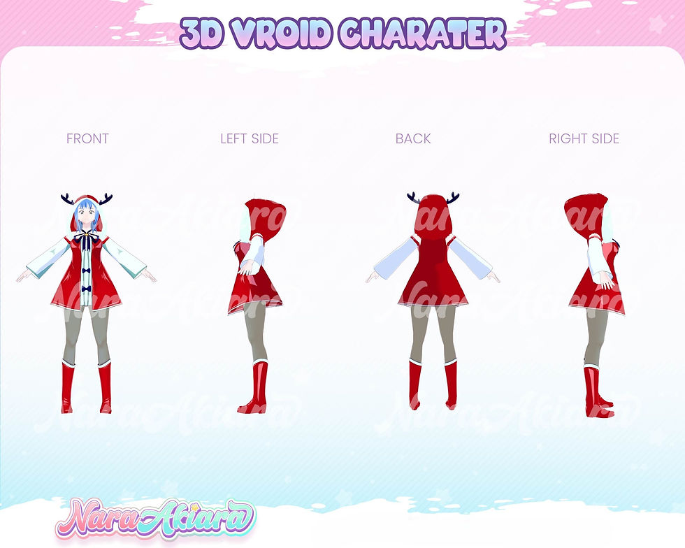 Thumbnail: Enter the World of Creativity with Anime Girl With Christmas Jacket 3D Vroid