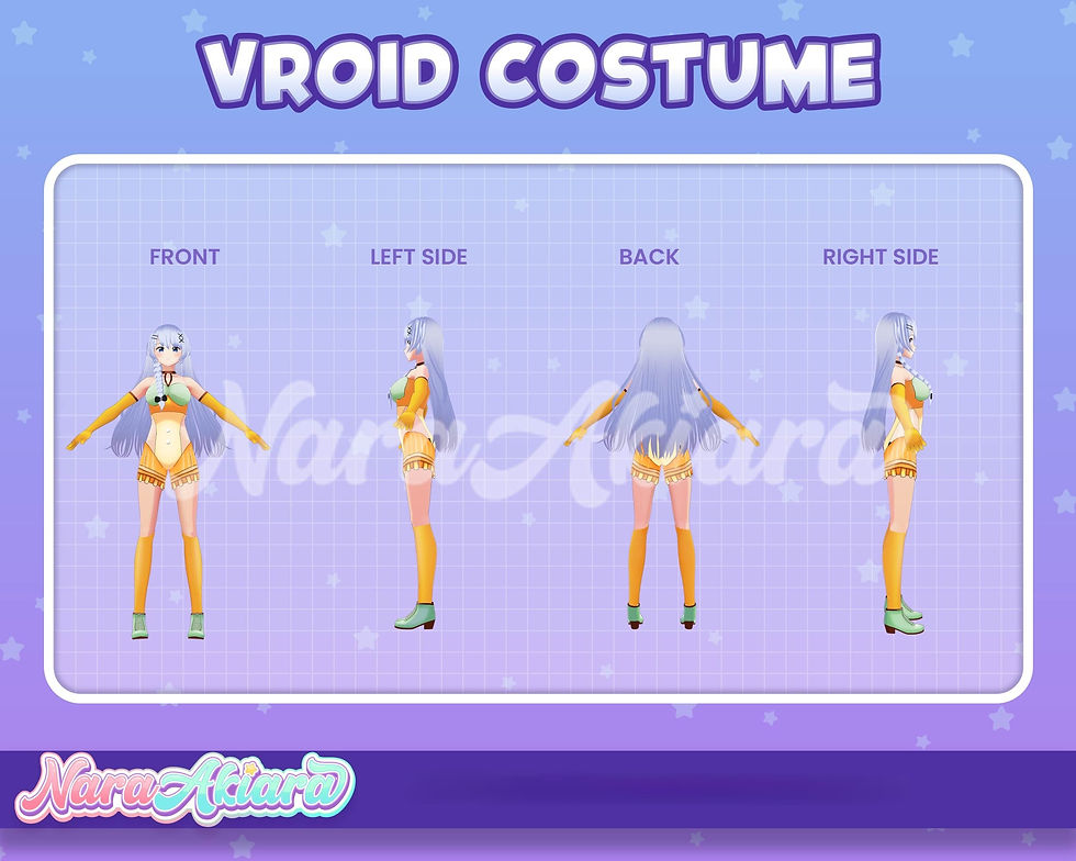 縮圖：Embrace Enchanting 3D Vroid Costumes for Your VTuber Persona