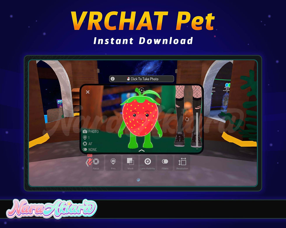 Thumbnail: Cute Strawberry VRChat Pet Models: Add a Sweet Touch to Your Gaming Reality
