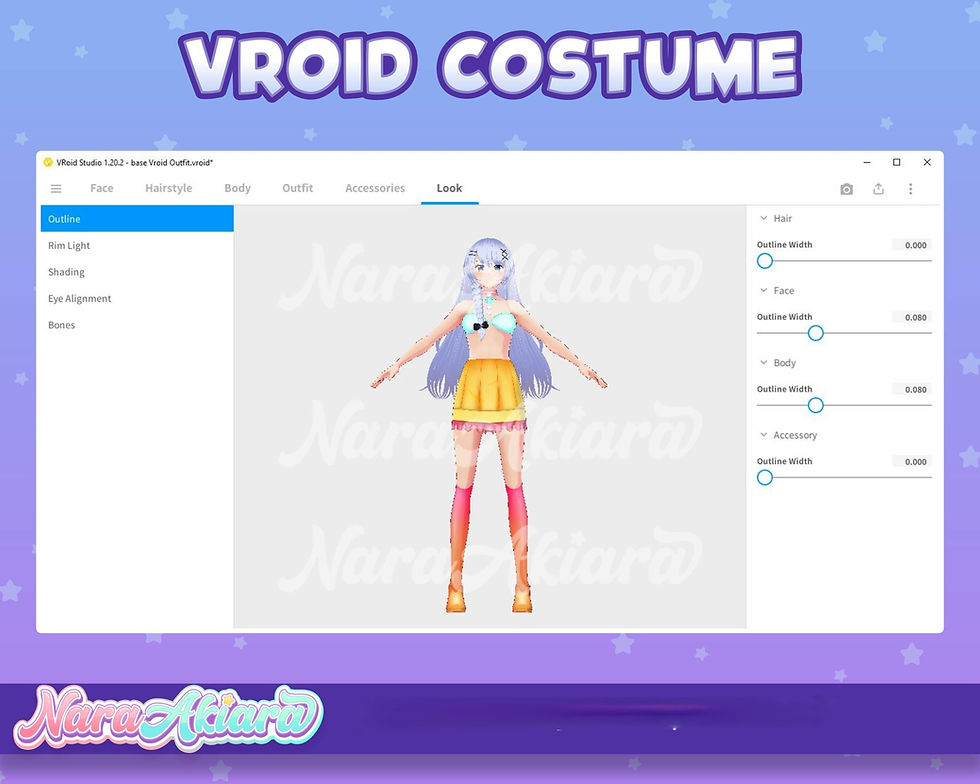 縮圖：Explore Bespoke 3D Vroid Costumes for VTuber Extravaganza