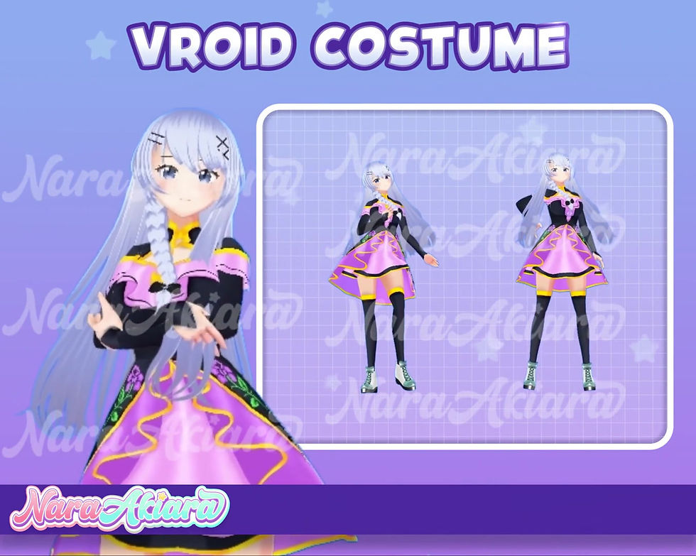 サムネイル： Redefine Your VTuber Persona with Cutting-Edge 3D Vroid Costumes