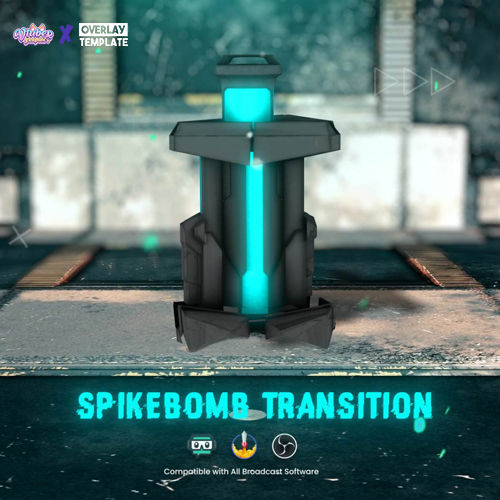 Stream Like a Pro with High-Impact Animated Transitions Spike Bomb for Streamers