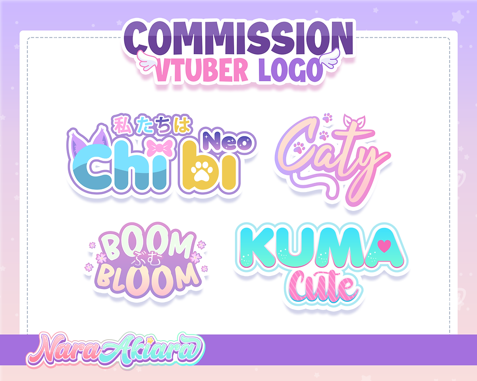 Thumbnail: Custom Logo Design for VTubers and Streamers