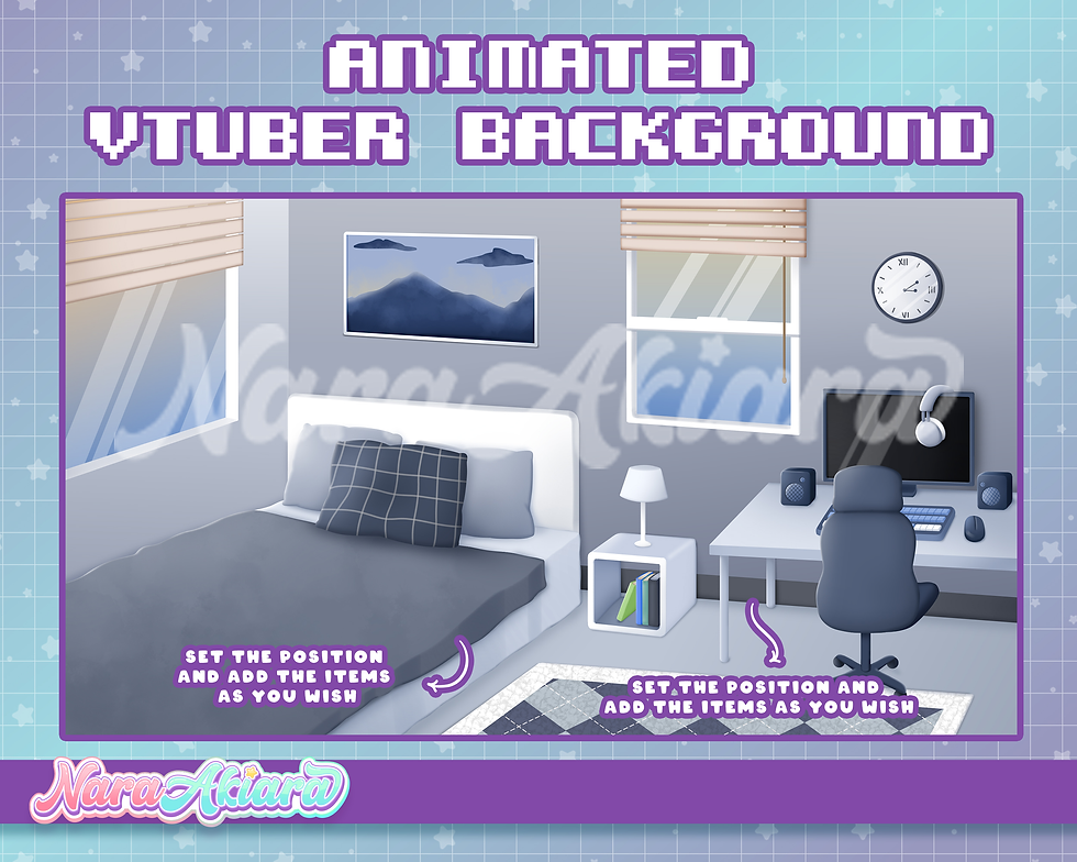 섬네일: Vibrant Visions: Animated Vtuber Backgrounds for Twitch Streamers