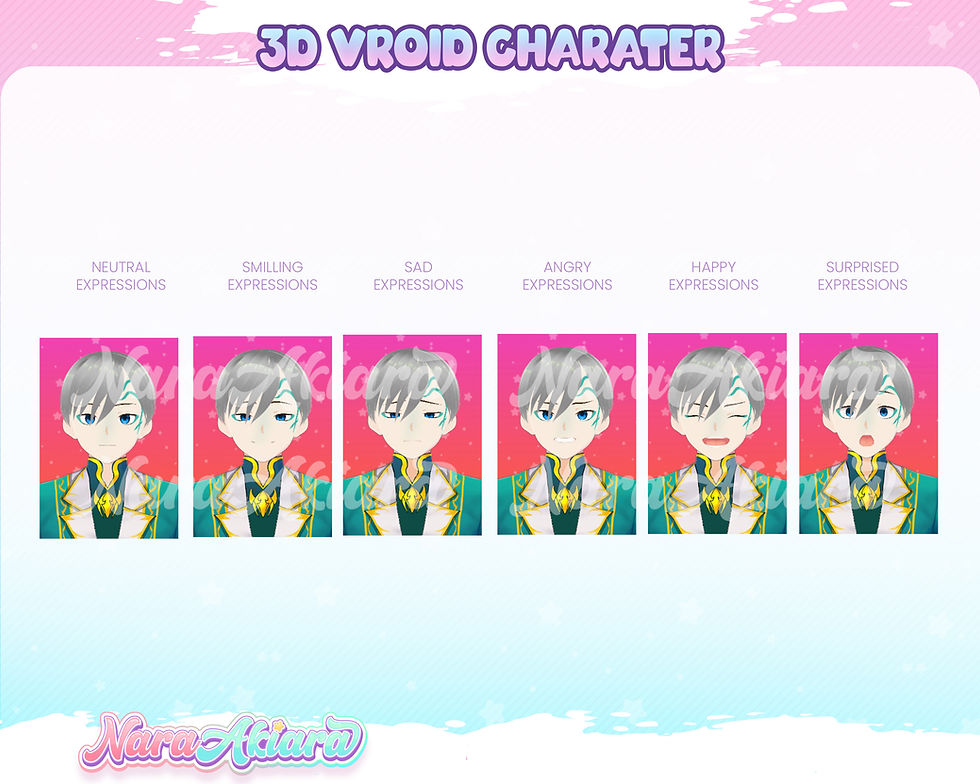 Thumbnail: Festive Charm with Our Naraka Anime Male 3D Vroid Model for Streamers