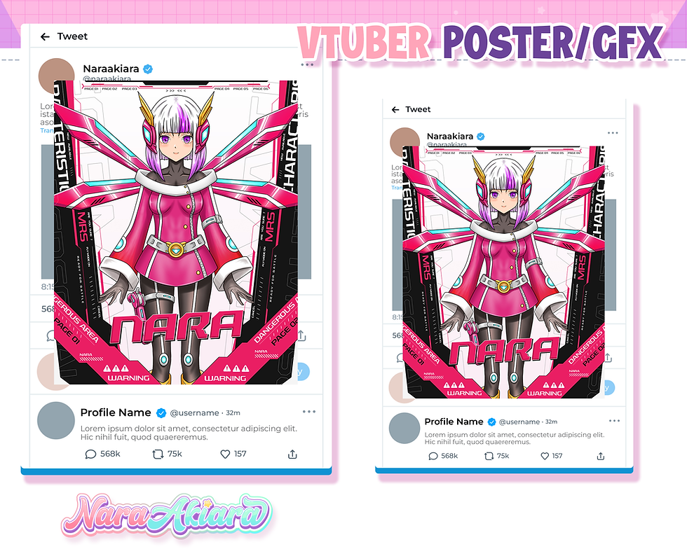 섬네일: Custom Streamer Poster and Banner GFX Design