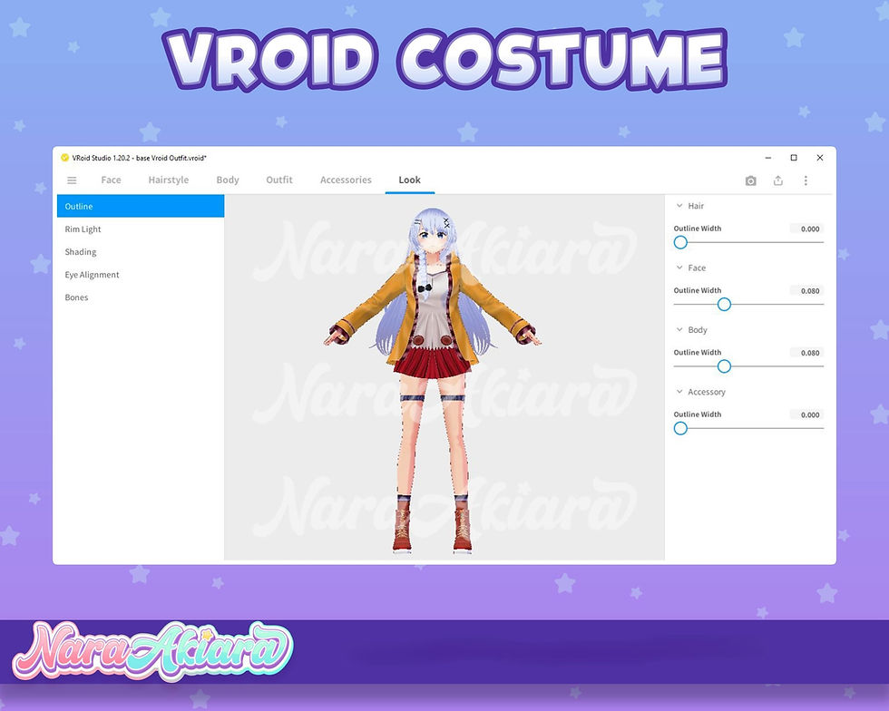Thumbnail: Crafting Virtual Identity with Bespoke 3D Vroid Costumes to Define Your VTuber