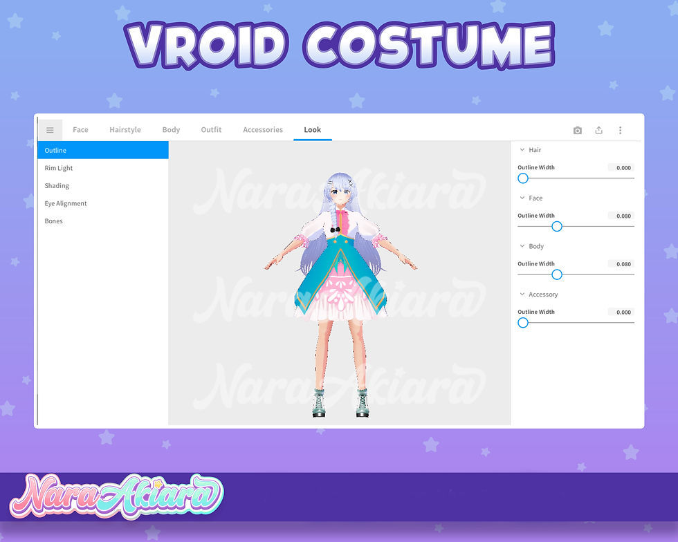 Thumbnail: Embrace the Delightful Nimi Dress Collection in 3D Vroid Costumes