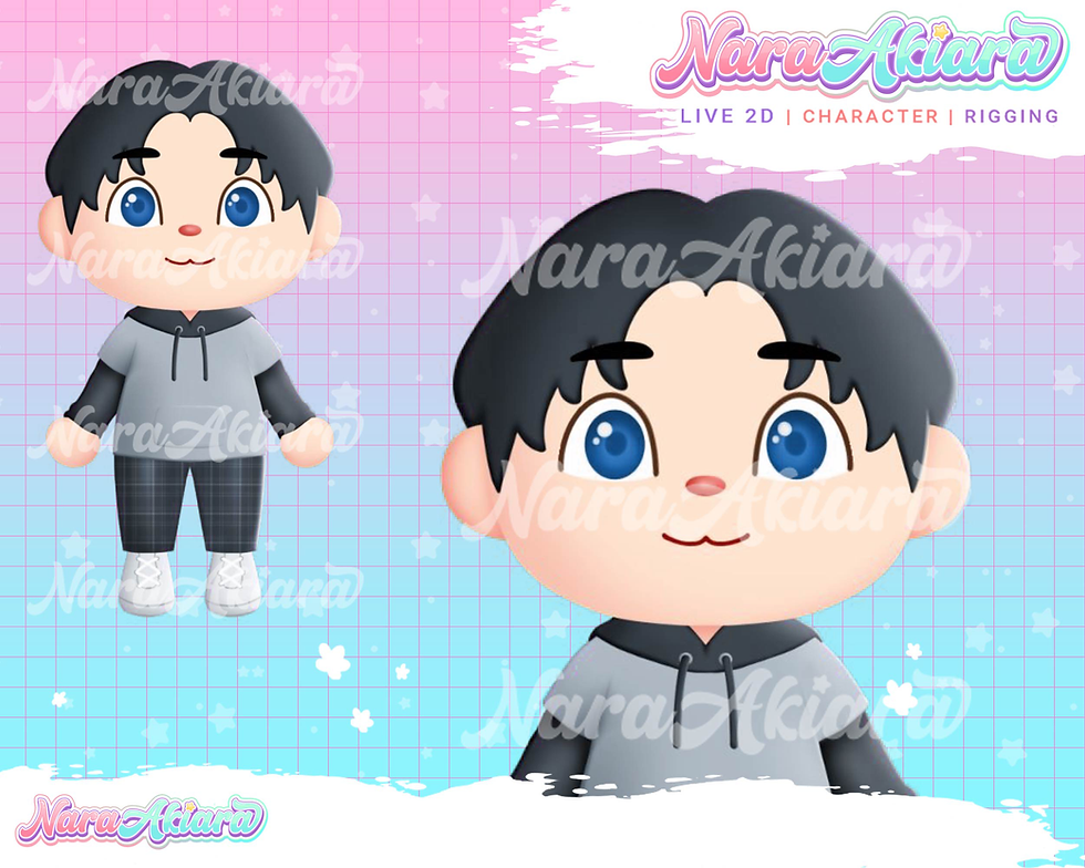 Bring Fun and Joy to Your Audience with Vtuber Live2d Model Chibi Girl