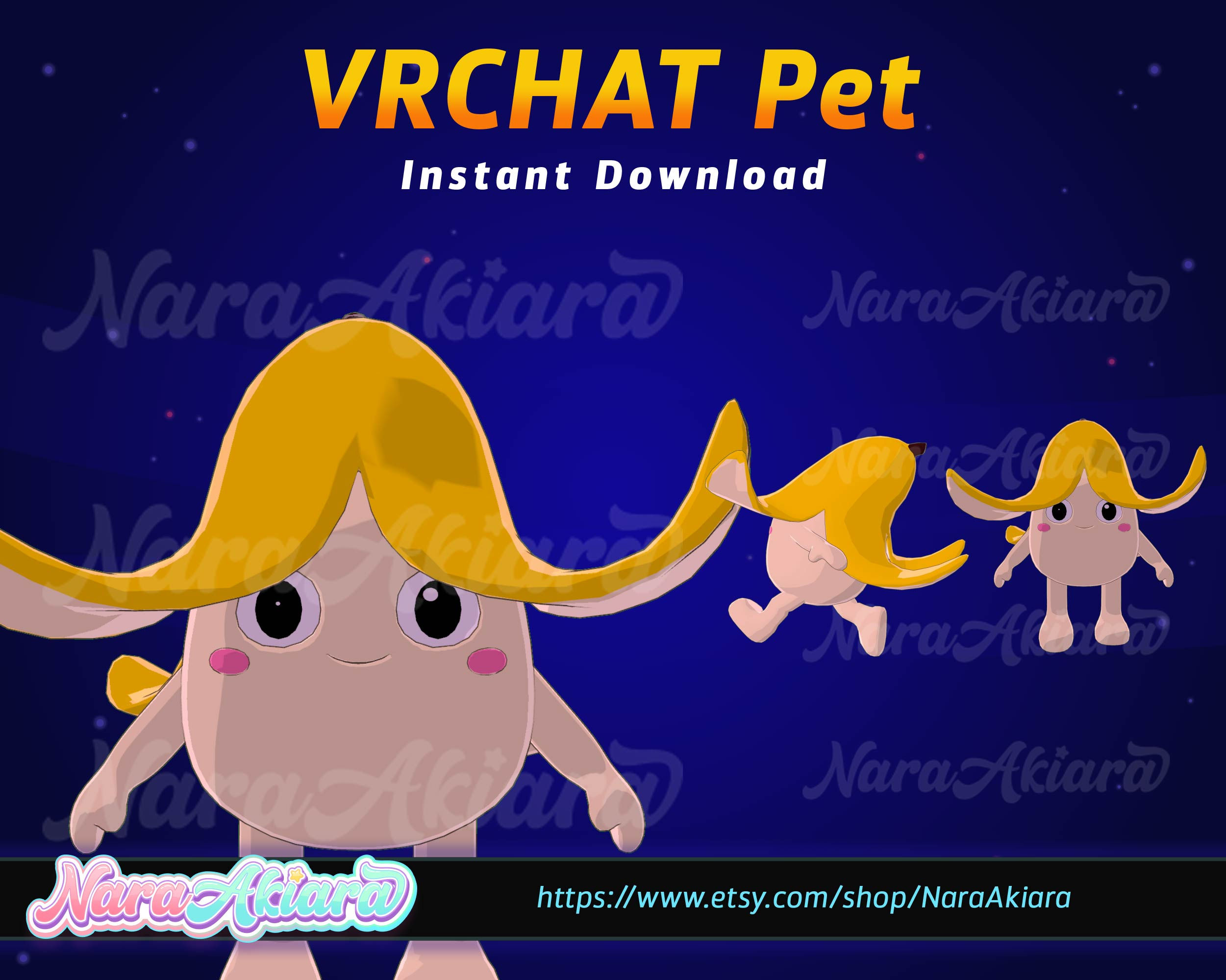 Fruity Fun: Banana VRChat Pet for Gaming Enthusiasts