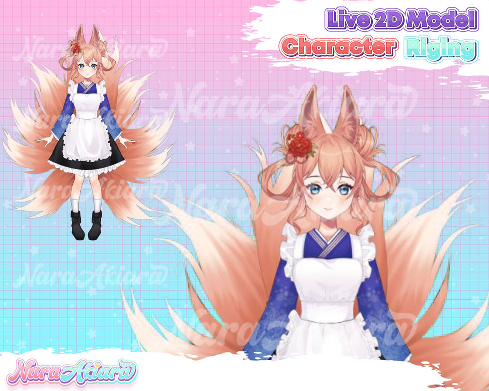섬네일: Find Your Perfect Anime Streaming Companion with Our Fox Tail Girl Vtuber Live2D
