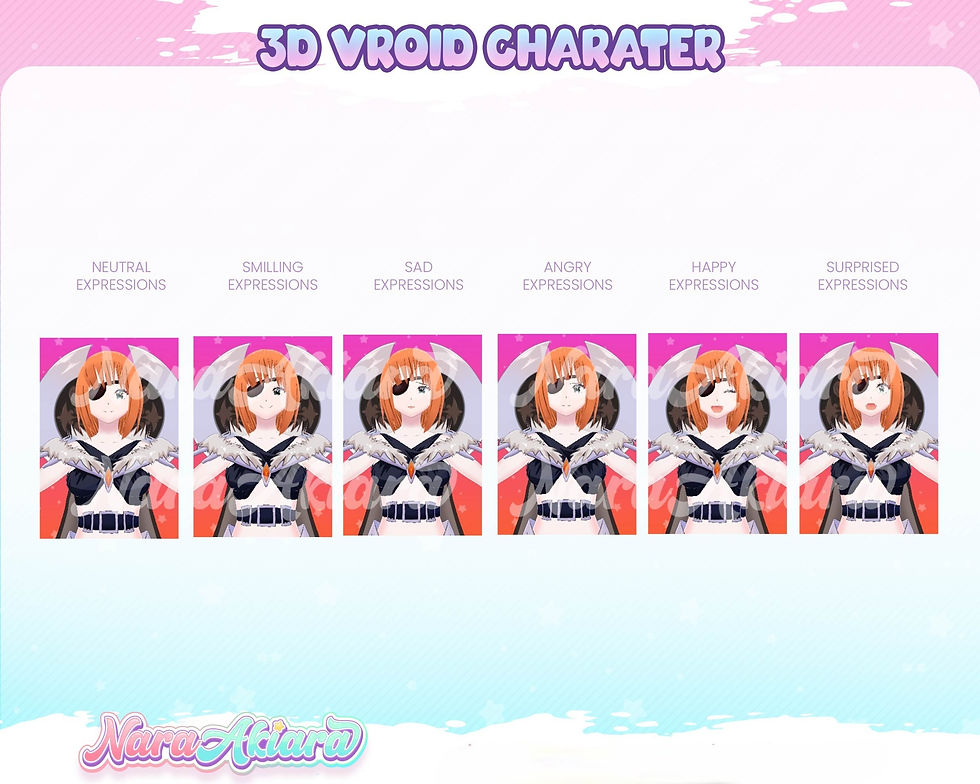 Thumbnail: Discover the Charm of a 3D Vroid Model Featuring a Eyepatch Pirates Anime Girl