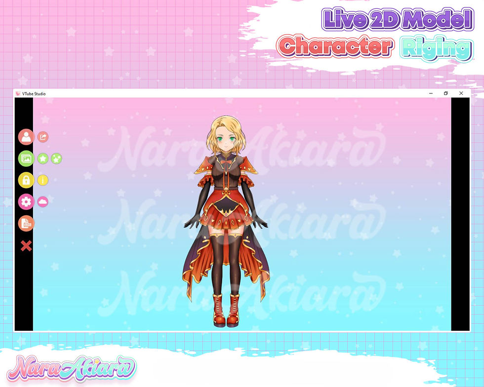 Thumbnail: Level Up Your Vtuber Live2d Streams with Glamour Dress Anime Girl for Streamer