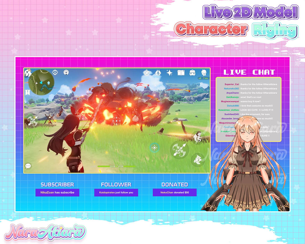 섬네일: Stepping into Nostalgia with Vtuber Live2d Anime Vintage Girl for Streamers