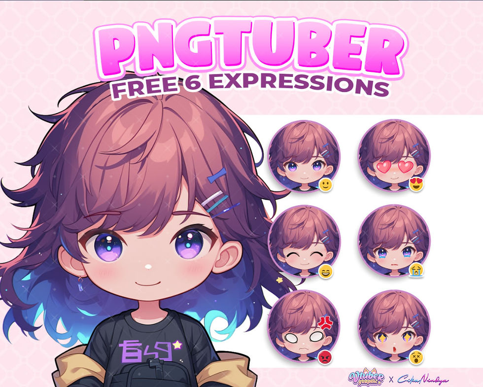Engage Viewers with the Energetic and Adorable Charm of a Chibi Girl
