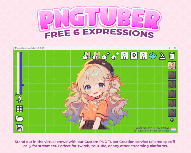 Thumbnail: Light Up Your Broadcasts with the Playful Charm of a Chibi Girl