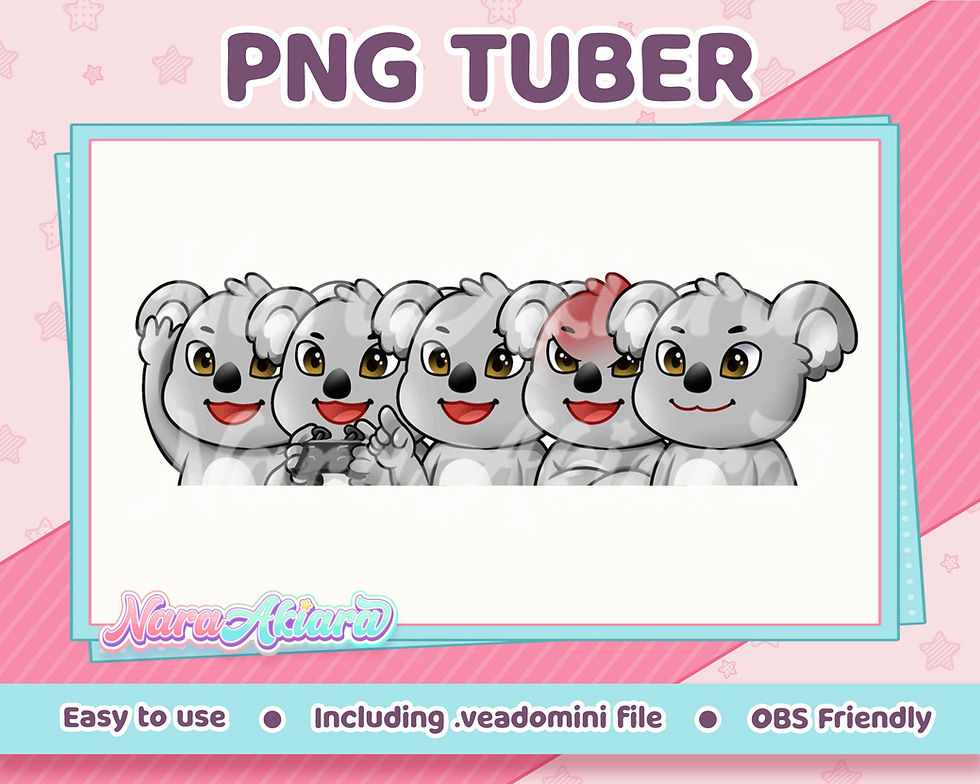 サムネイル： Unique Koala PNG Tubers for Streamers: Bring a Touch of the Wild to Your Virtual