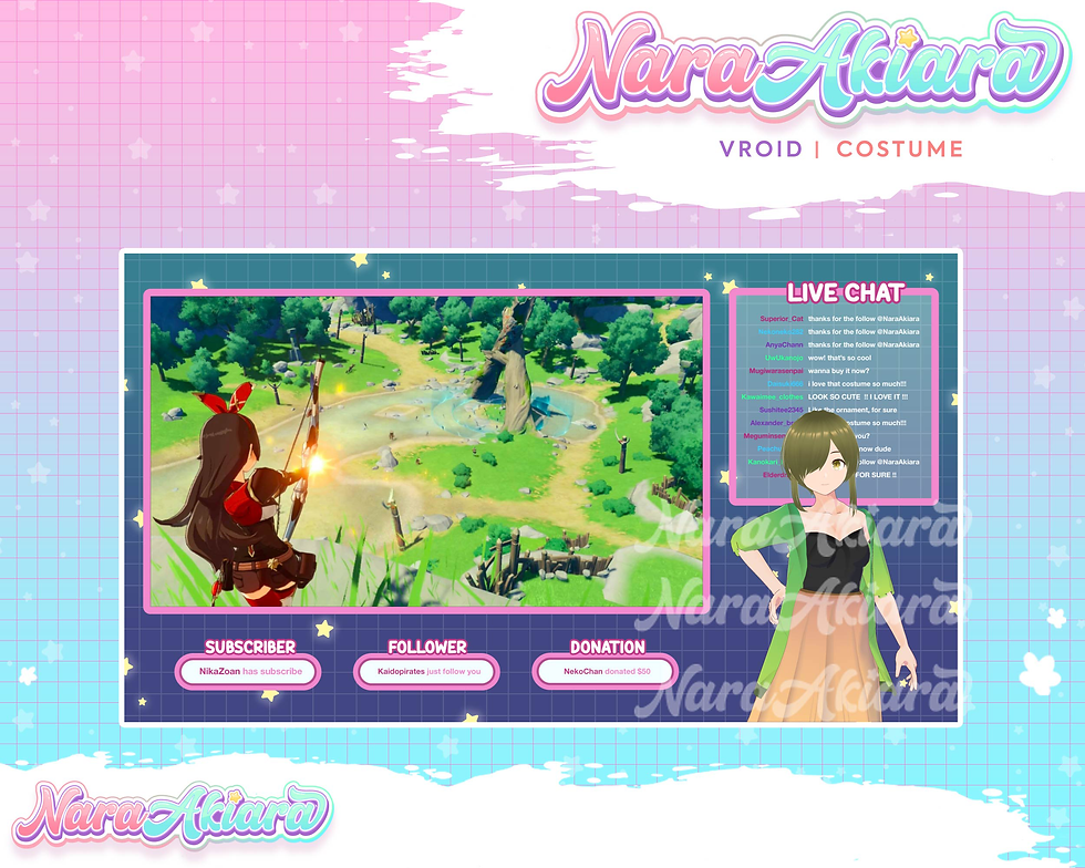 縮圖：Explore Captivating 3D Vroid Clothes for Your Distinct VTuber Persona