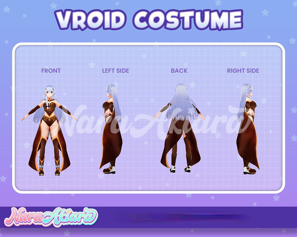 Thumbnail: Embrace High-Fashion 3D Vroid Costumes for Your VTuber Persona