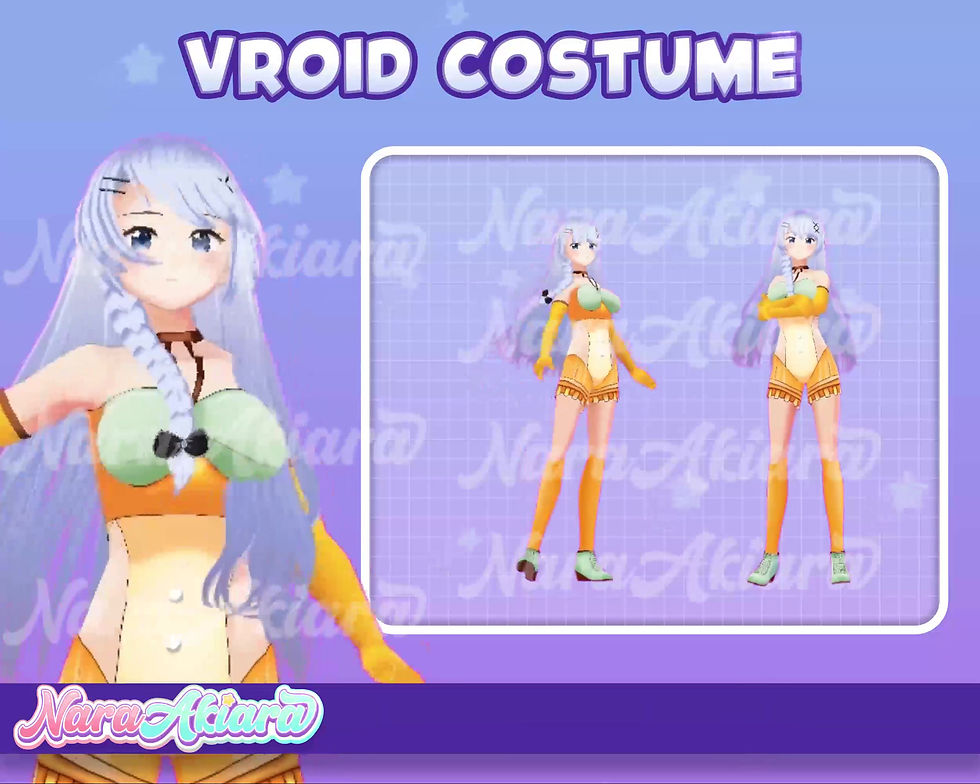 サムネイル： Embrace Enchanting 3D Vroid Costumes for Your VTuber Persona