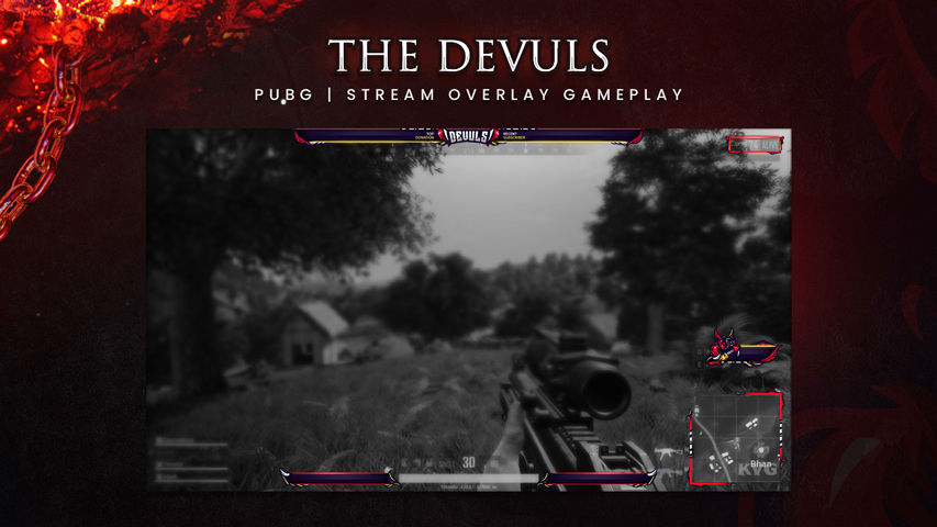 Thumbnail: Devuls Scary Male Character Animated Overlay Package Unleash the Darkness