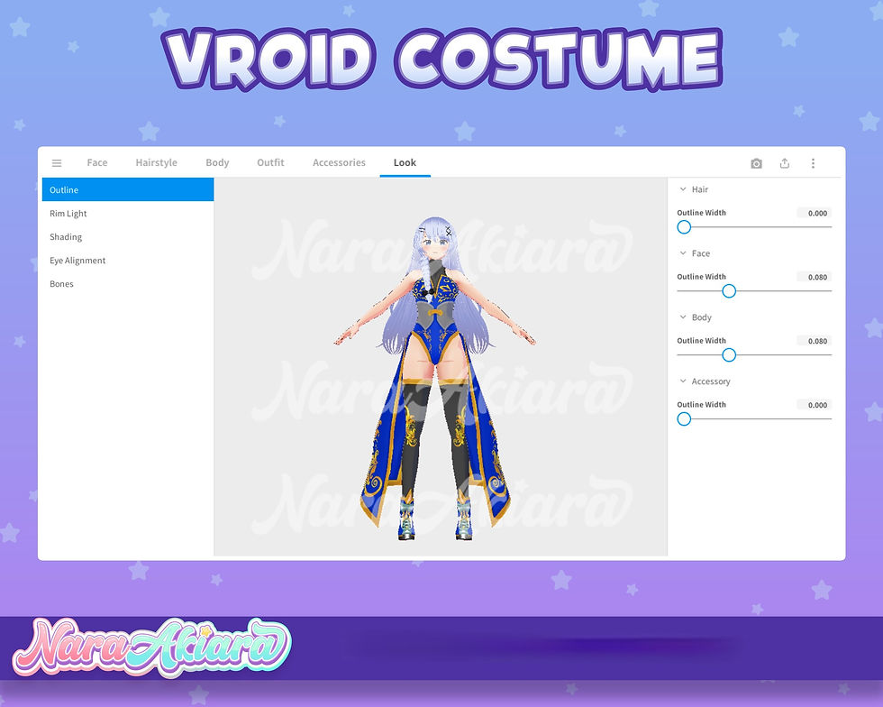 섬네일: Embrace Enigmatic 3D Vroid Costumes for Your VTuber Persona