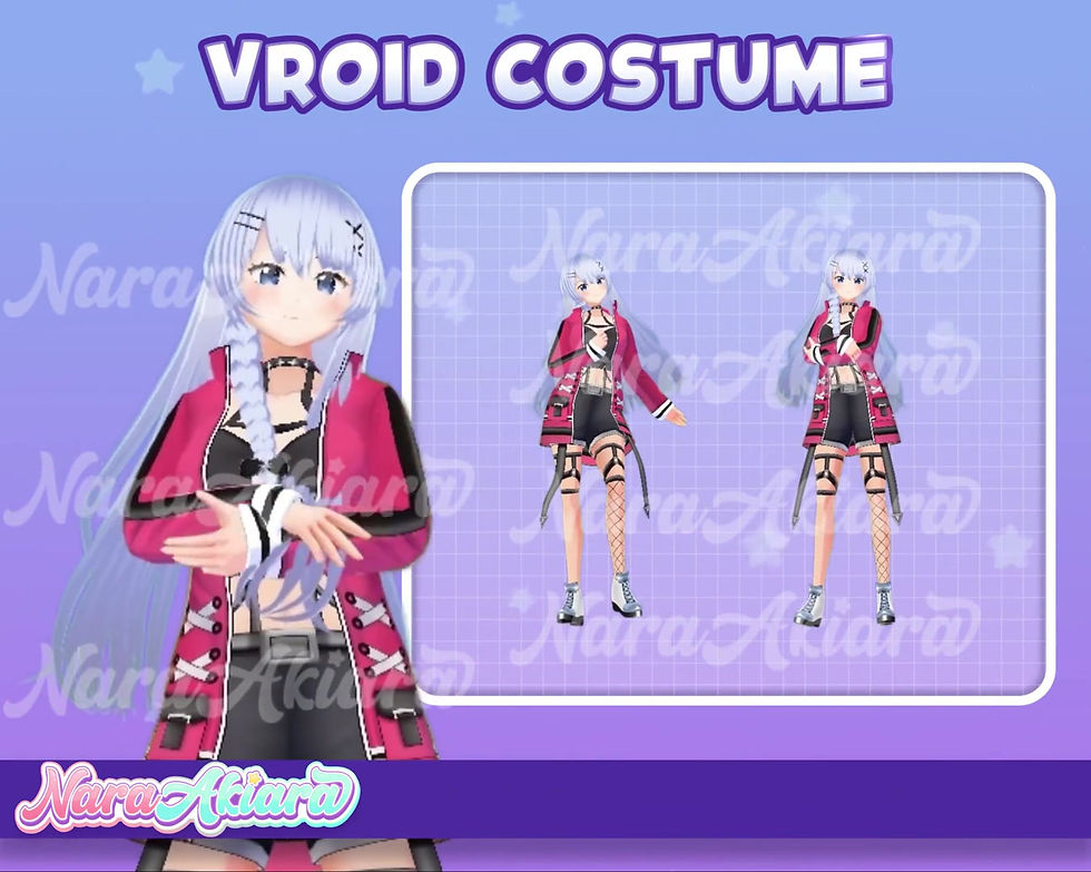 サムネイル： Discover Transformative 3D Vroid Costumes for VTubers