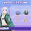 Thumbnail: Sporty Elegance with Dark Green Jacket and Skirt VRoid Attire for Dynamic Avatar