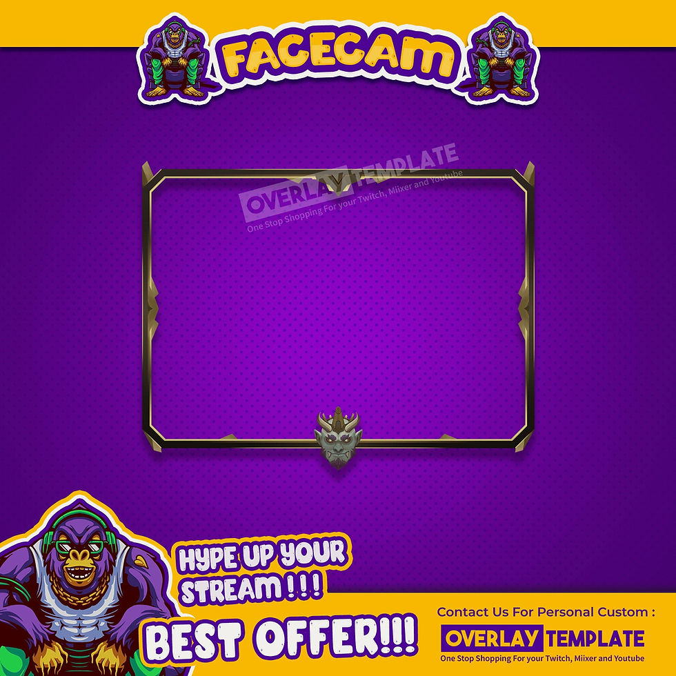 サムネイル： Add a Dynamic Edge to Your Stream with Eye-Catching Animated Facecam Goblin