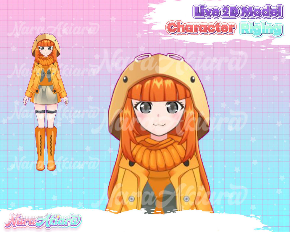 Thumbnail: Enchanting Vtuber Live2d Model Anime Girl for Streamer