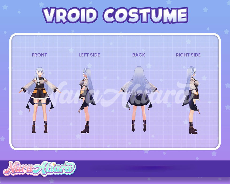 サムネイル： Elevate Your VTuber Identity with Mesmerizing 3D Vroid Costumes