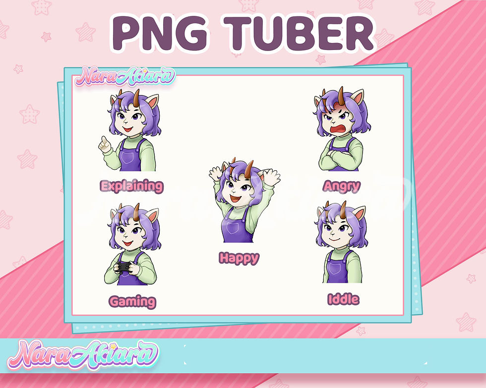 Thumbnail: Unleash Your Personality with our PNG Tuber Goat Girl for Streamers