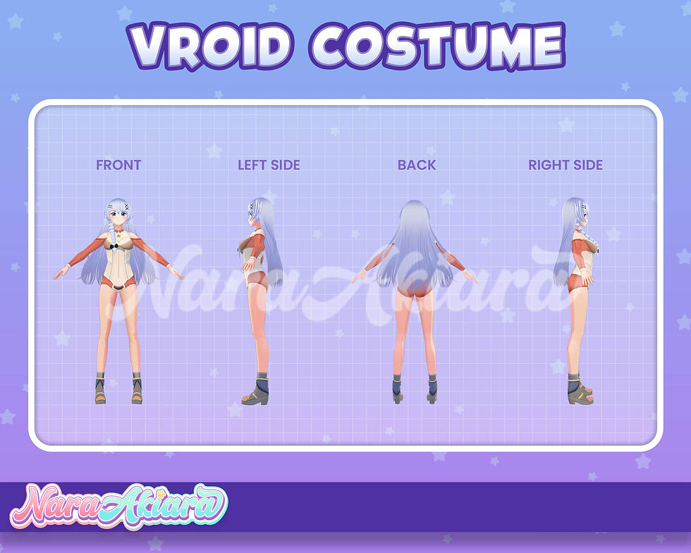 Thumbnail: Comfort Your Stream with White Cream Skimpy Clothes for Your Model