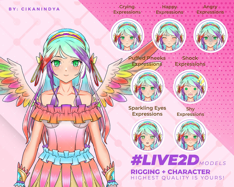Thumbnail: Anime Fairy VTuber Model V1 - Perfect for Interactive Streaming