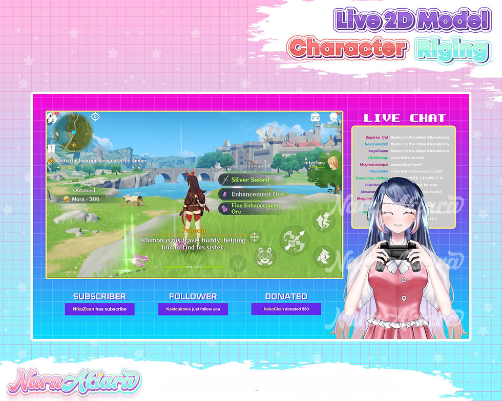 섬네일: Uplift your Vtuber stream with our high-quality Anime School Girl Suit
