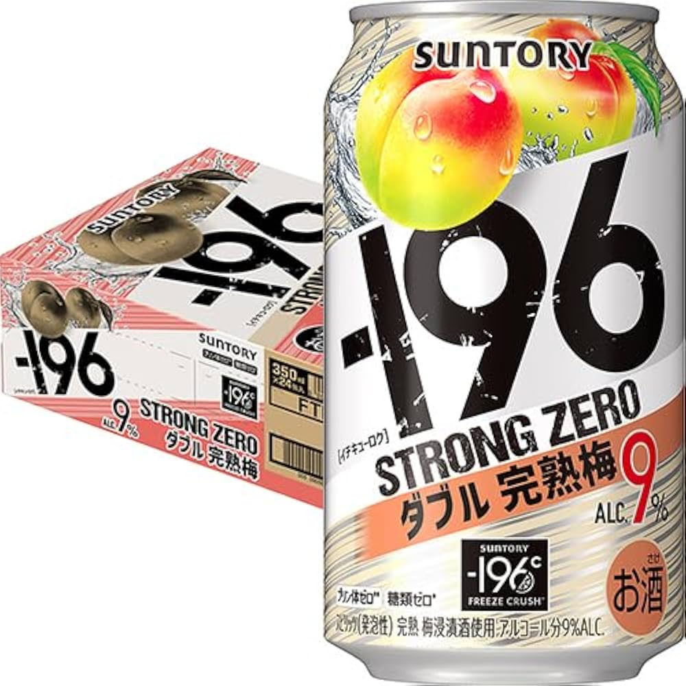 Strong Zero Double Plum 350ml x 24 cans