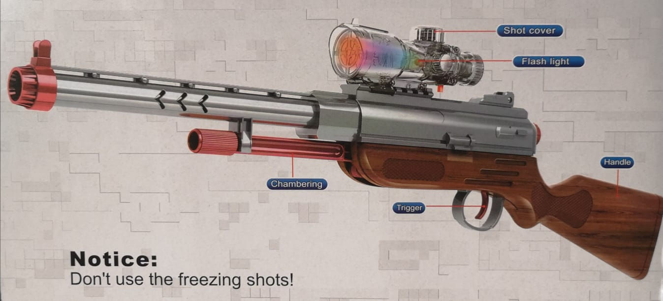 OTROŠKA PUŠKA + MEHKI NABOJI + VODNI NABOJI