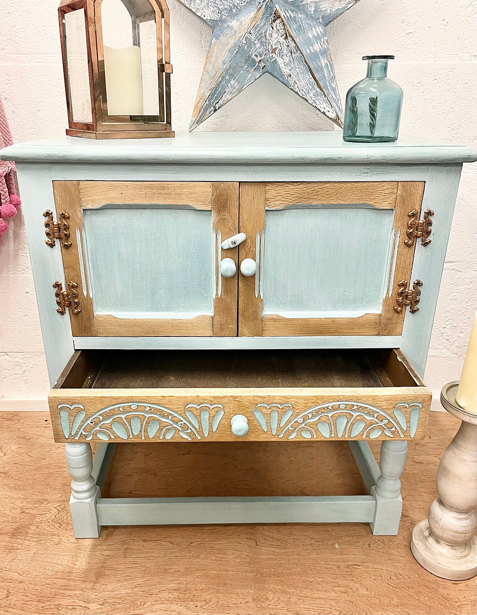 Thumbnail: Coastal blue cabinet 
