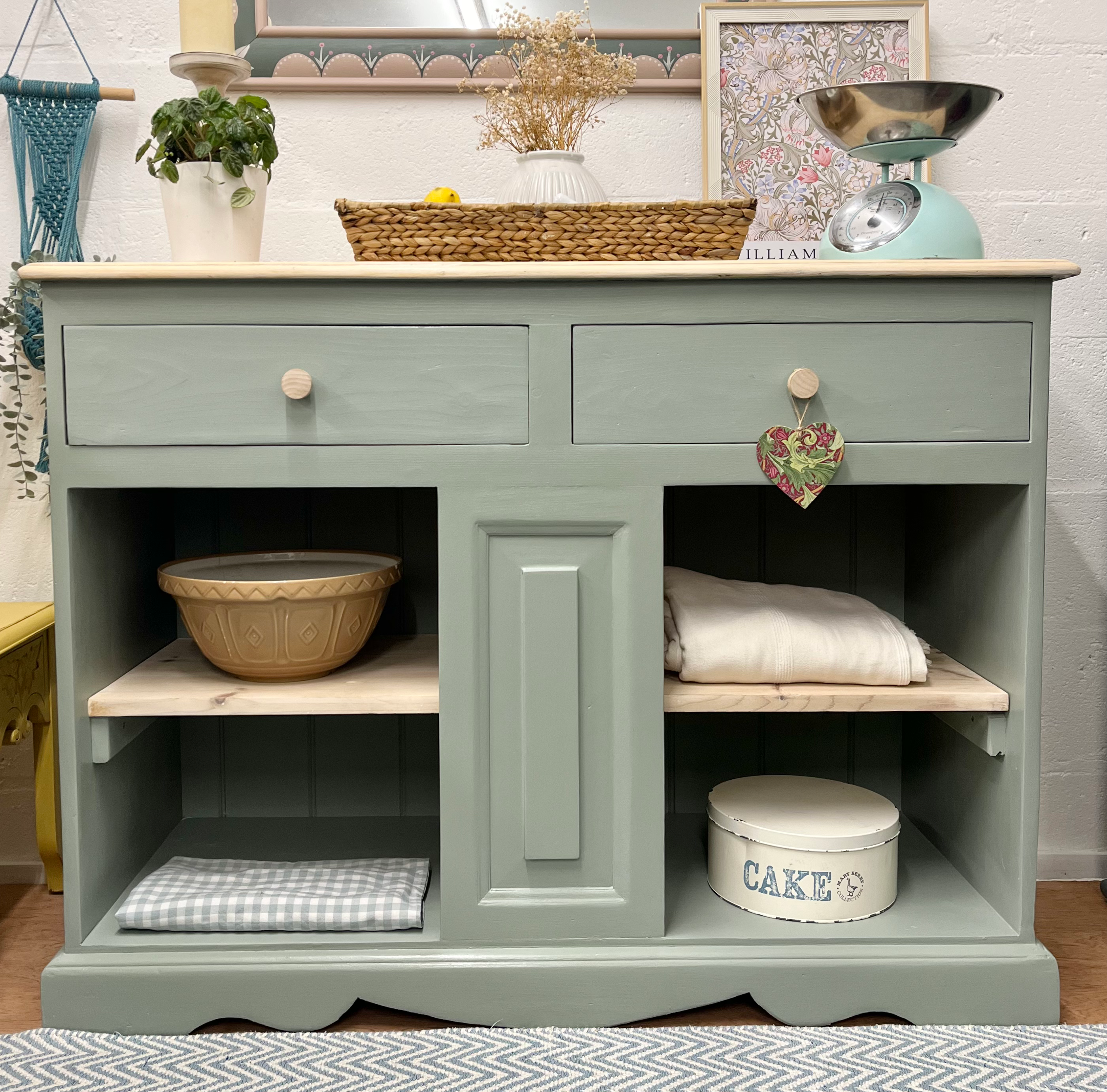 Coastal inspired Upcycled sideboard 
