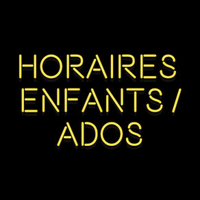 Modification Créneaux Enfants