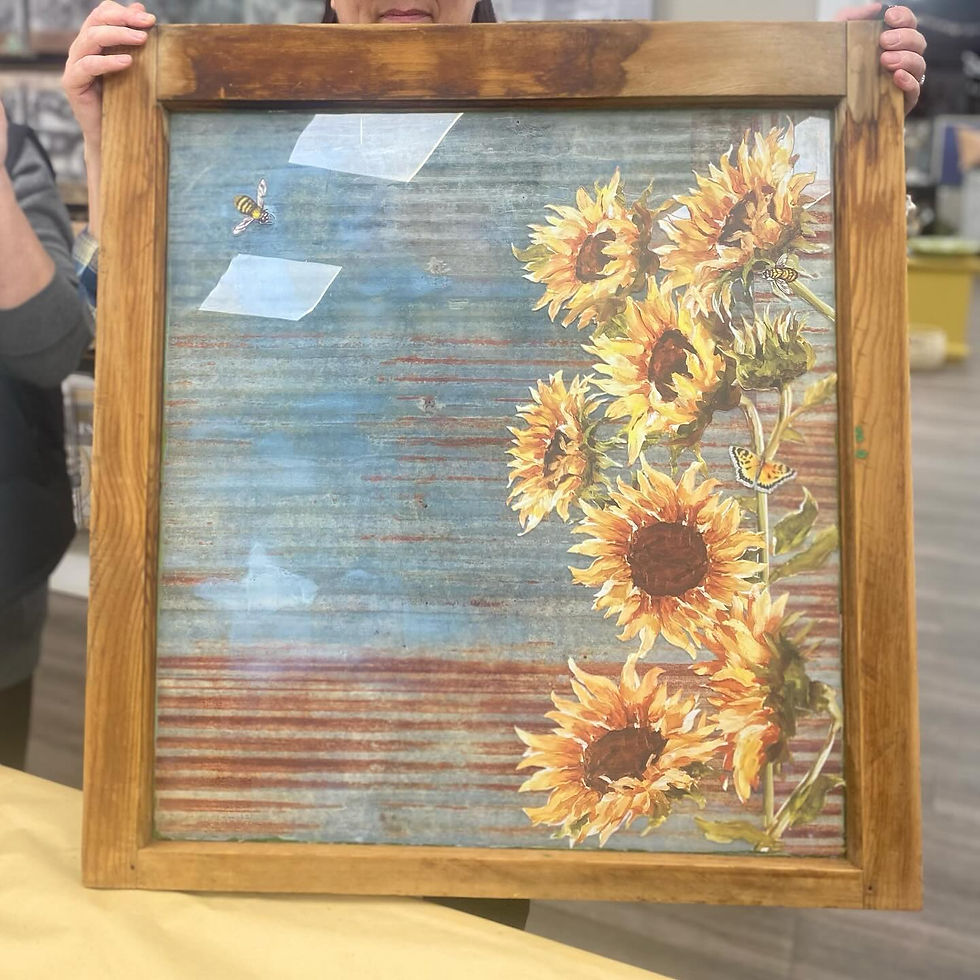 Floral Window Art class